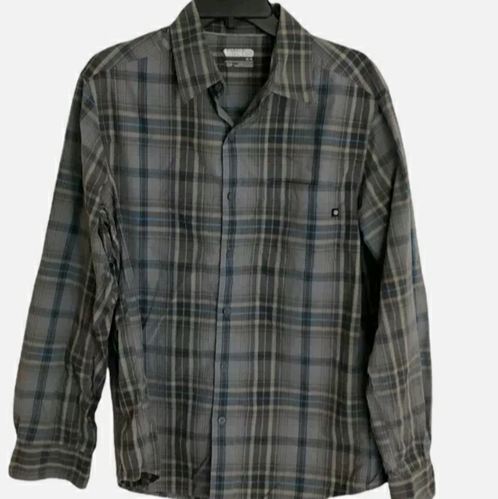 Marmot Plaid Long Sleeve Button Shirt Mens Size M